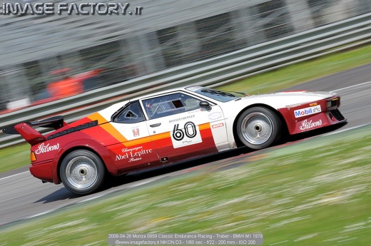 2008-04-26 Monza 0859 Classic Endurance Racing - Traber - BMW M1 1979
